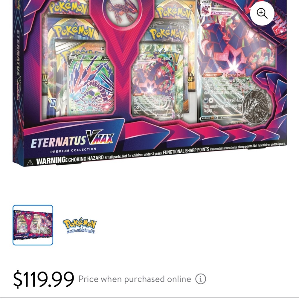 Pokemon TCG Eternatus VMAX Premium Collection Box - Picture 9 of 9